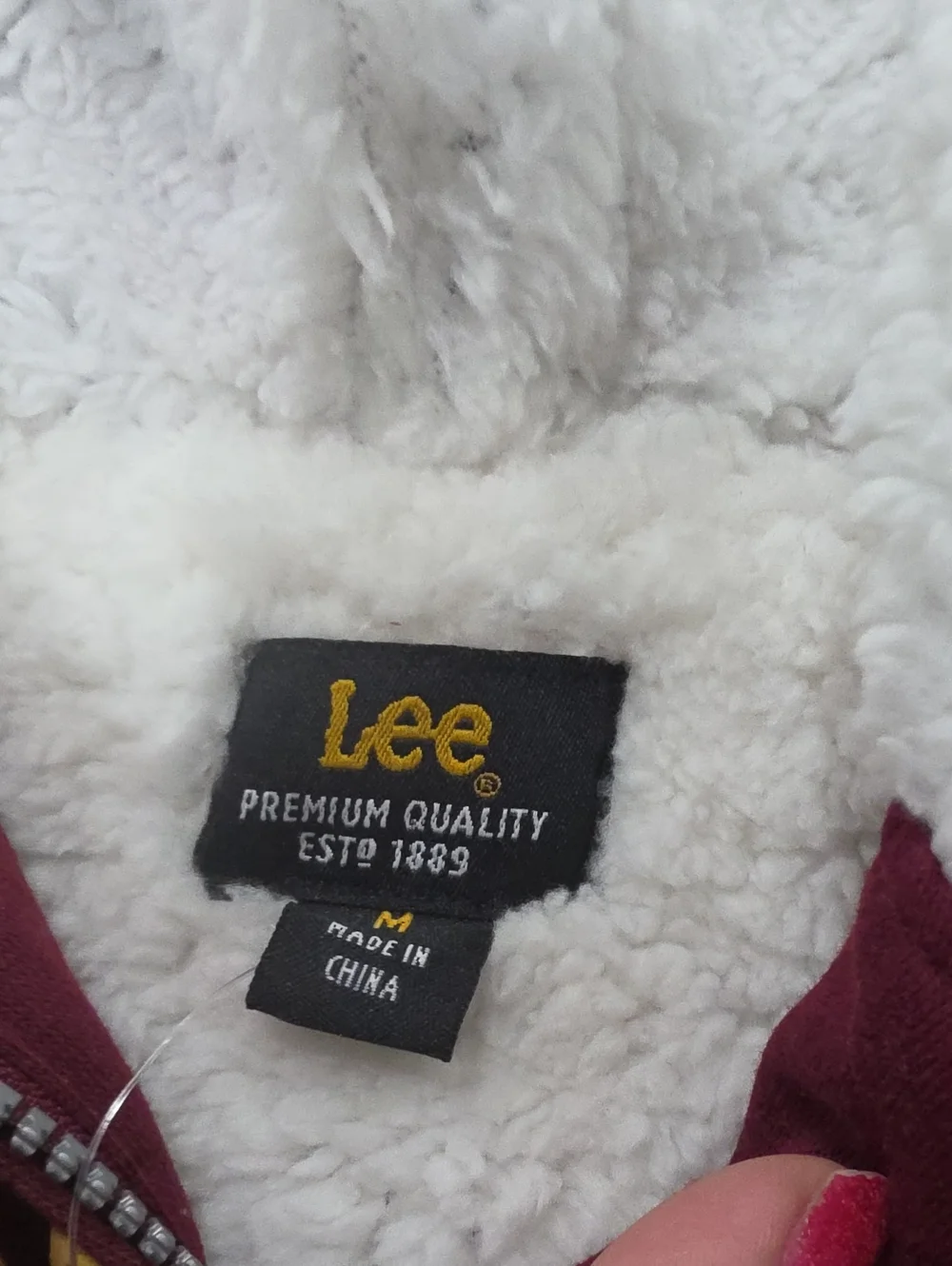 Lee youth Boy's Sherpa Lined Hoodie - Charcoal Heather MEDIUM